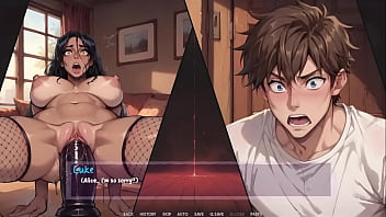 Cartoon babe rides a big black dildo shadows of ambition gameplay #2