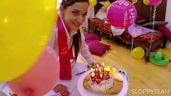 Anal birthday party whipped cream blowjob crushed birthday cake cuckhold boyfriend husband full movie