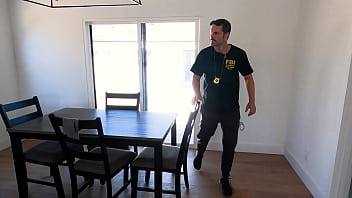 Curvy milf gets busted bybig dick fbi agent