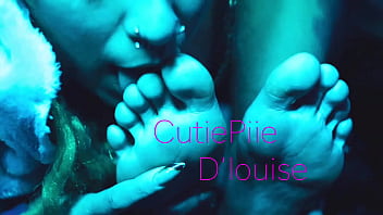 Tickling feet and pussy play with lesbian friend Tickling feet and pussy play with lesbian friend