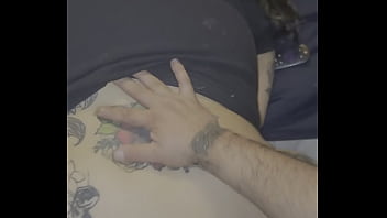 Stupid bitch taking a cock from behind