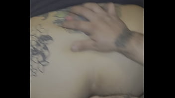 Stupid bitch taking a cock from behind