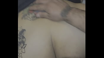 Stupid bitch taking a cock from behind