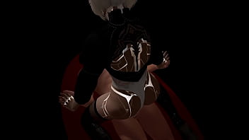 2b riding dick on top in cowgirl neir automata hentai parody