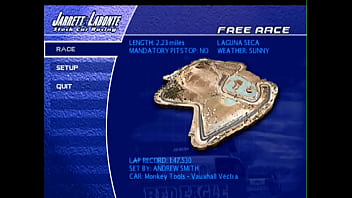 Playstation jarrett and labonte stock car racing 2000 codemasters