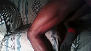 Black boy ride cucumber for first time