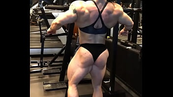 Huge female muscles