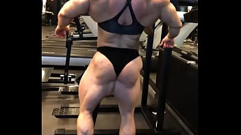 Huge female muscles