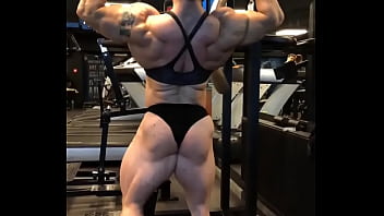 Huge female muscles