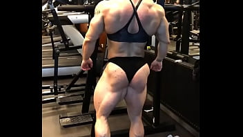 Huge female muscles
