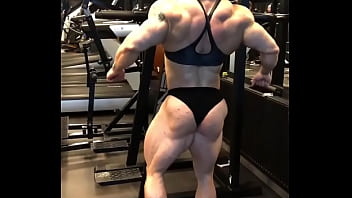 Huge female muscles