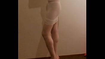 Crossdresser Maria In White Nylon Panty En Highheels thumbnail