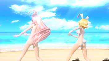 Kagamine rin y luka desnudas mod