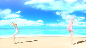 Kagamine rin y luka desnudas mod