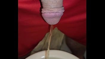 Kaso221 pissing in toilet