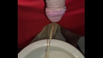 Kaso221 pissing in toilet
