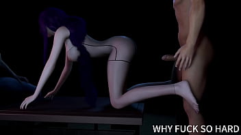 3d cute asian slut have cuckold sex with big dick and got orgasm