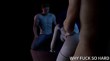 3d cute asian slut have cuckold sex with big dick and got orgasm