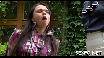 Sinful girlie expertly handles a python