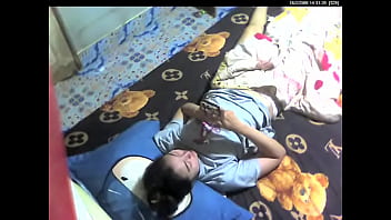 Behind the scenes of a beautiful woman masturbating