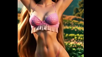 Princess of the flowers in the wild