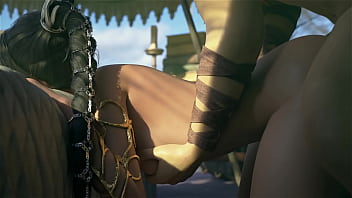 Doggystyle sex with sexy babe