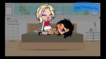 Big dick dude fucks slutty girl gacha club