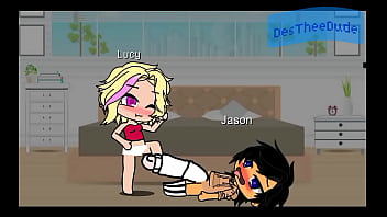 Big dick dude fucks slutty girl gacha club