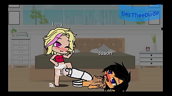 Big dick dude fucks slutty girl gacha club