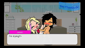 Big dick dude fucks slutty girl gacha club