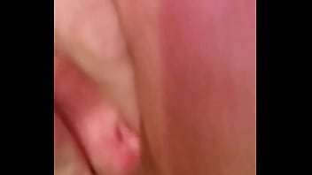 Horny blonde fingers