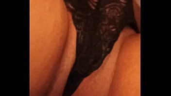 Close up hot brunnete masturbating and wetting her panties