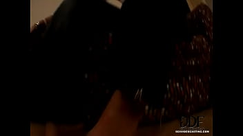 She spreads them wide