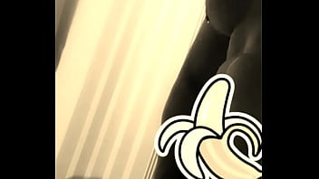 Big white cock shaking the snake