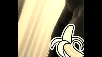 Big white cock shaking the snake