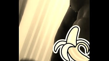 Big white cock shaking the snake