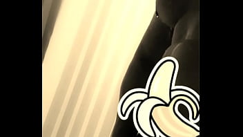 Big white cock shaking the snake