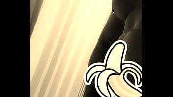 Big white cock shaking the snake