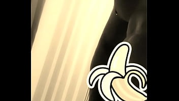 Big white cock shaking the snake