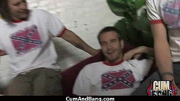 Cum and bang group of horny dudes 4