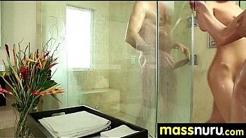 Japanese masseuse gives a full service massage 13