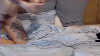 Horny busty babe toying pussy