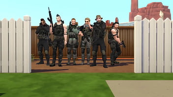 Ebony gangbang sims 4