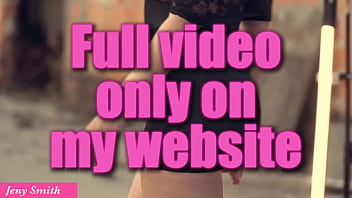 Jeny smith playing herself in public