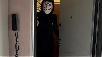 I got fucked by a pervert maniac on halloween deep throat loud moaning big ass tiny pussy big cock missionary doggystyle pov