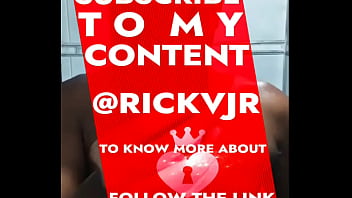 Rickvjr watch dozens of vídeos and see 1 000 photos inside solo & masturbation follow me to see