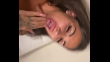 Wet blowjob with dildo and pussy games naughty brunette susy gala