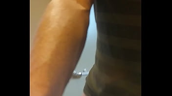 Stroking my cock to get it hard and ready for a little