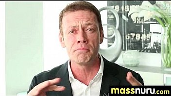 Nuru massage ends with a hot shower fuck 23