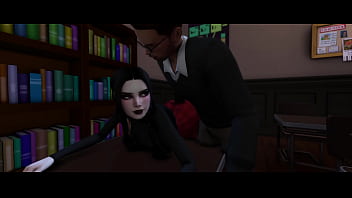 Virgin goth smashed by her teacher